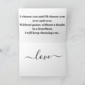 Mason Jar of Love Kaart (Binnen)