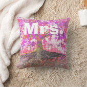 Mason Jar Pink Paarse Romantic Tree van mevrouw Br Kussen (Deken)