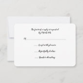 Mason Jar Rose Lilac Rustique Bois Carte Rsvp (Dos)