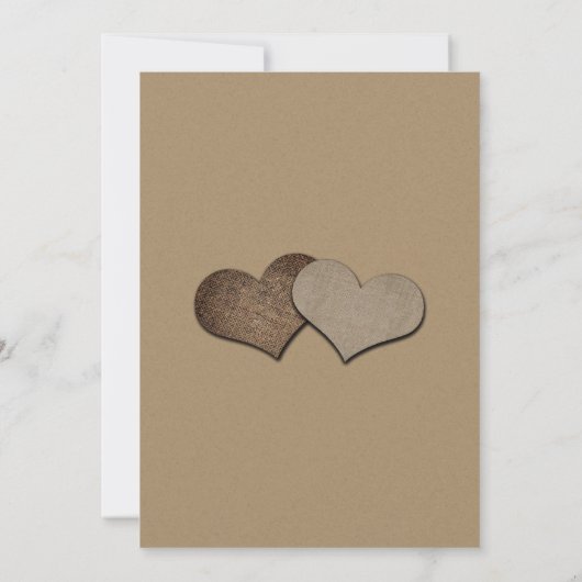 Mason Jar Rustic Country Kraft Weddenschap Kaart (Achterkant)