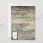 Mason Jar Rustic Wood Bachelorette Invitations (Dos)
