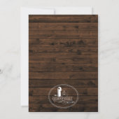 Mason Jar String Faire-part de mariage (Dos)