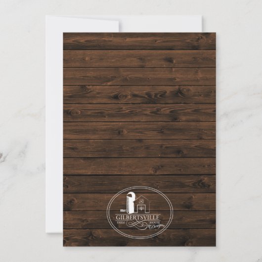 Mason Jar String Faire-part de mariage (Dos)