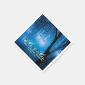 Mason jar string lichten boom rustieke bruiloft servetten (Hoek)