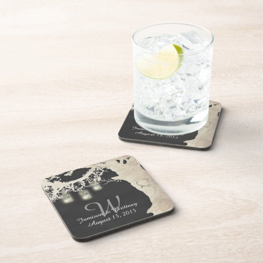 Mason Jar String Lights  Onderzetters (Rechterzijde)