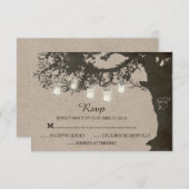 Mason Jar String Lights RSVP (Voorkant / Achterkant)