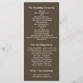 Mason Jar String Lights Tree Wedding Programmes (Dos)