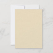 Mason Jar Style 2 Mariage RSVP - Bleu (Dos)