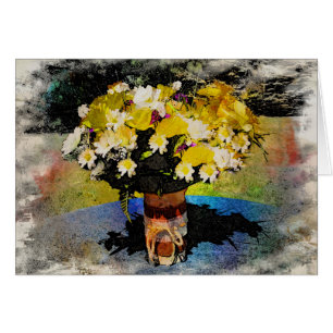 Mason Jar Summer Floral Bouquet All Occasion