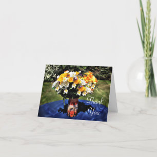 Mason Jar Summer Floral Bouquet bedankt