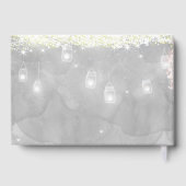 Mason Jar Under the Stars Livre d'invité Mariage (Verso)