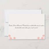 Mason Jar Wedding Hartelijk dank Bedankkaart (Achterkant)
