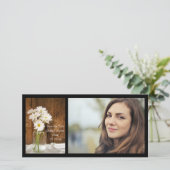 Mason Jar White Daisies Quinceañera Save the Date (Staand voorkant)