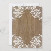 Mason Jar Zonnebloemen Rustische Baby Geboorte Fot Aankondiging (Achterkant)