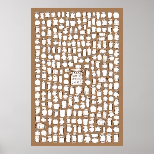 Mason Jars - 250 Alternatief voor handtekeningenbo Poster (Voorkant)