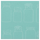 Mason Jars Canning Jar Pattern Fabric Stof (Close Up)