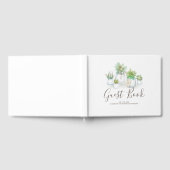 Mason Jars en Kleine Succulenten Moderne Bruiloft Gastenboek (Volledig)