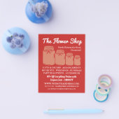 Mason Jars, Florist, Floristry Adverteren Flyer (Enkel)