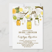 Mason Jars | Invitation au déjeuner nuptial (Devant)