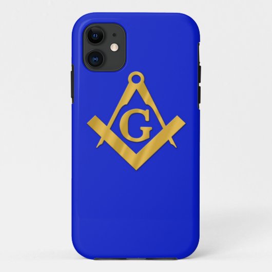 Mason - Masonic Blue Case-Mate iPhone Case (Achterkant)