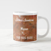 Mason, Mugs de l'entreprise à impression de pierre (Droite)