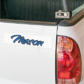 Mason Nom bleu Aufkleber Sticker Autoaufkleber (Sur camion)