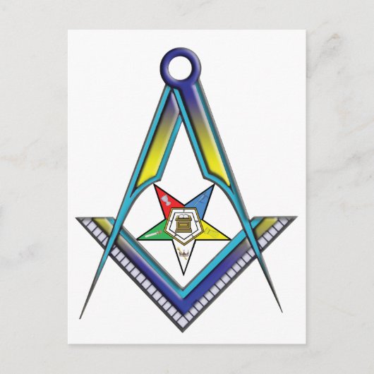 Mason OES Briefkaart (Voorkant)