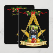 Mason Personalized Feestdagenkaart (Voorkant / Achterkant)