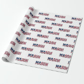 Mason prénom Nom USA Papier cadeau (Déroulé)