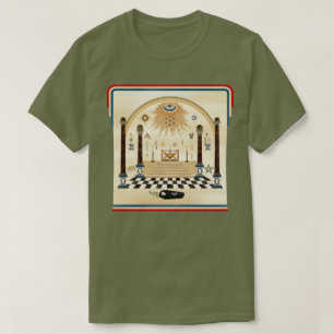 Masonic Apron Art van George Washington T-shirt