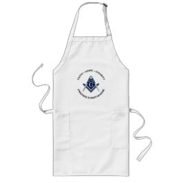 Masonic Apron Blue Lang Schort