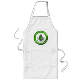 Masonic Apron - Green Lang Schort