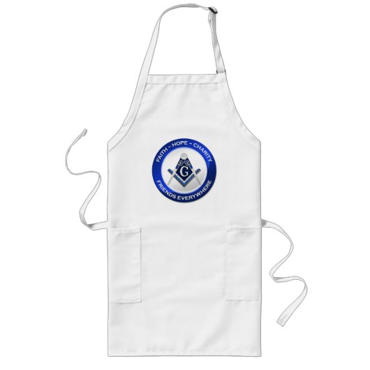 Masonic Apron - Men Lang Schort (Voorkant)