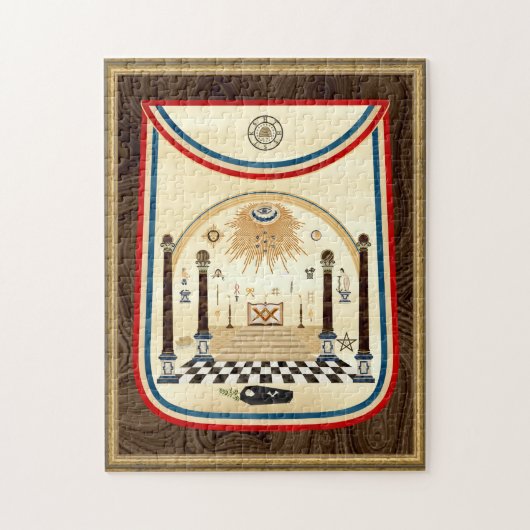 Masonic Apron van George Washington Legpuzzel (Verticaal)