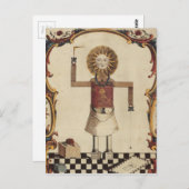 Masonic art briefkaart (Voorkant / Achterkant)