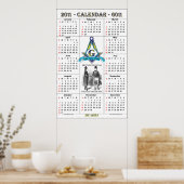 Masonic Calendar 2011 Poster (Keuken)