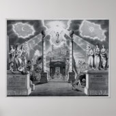 Masonic Chart (B&W) Poster (Voorkant)
