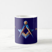 Masonic Coffee Mok Gift voor Mason (Center)