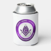 Masonic Cooler Purple (Blikje Achterkant)