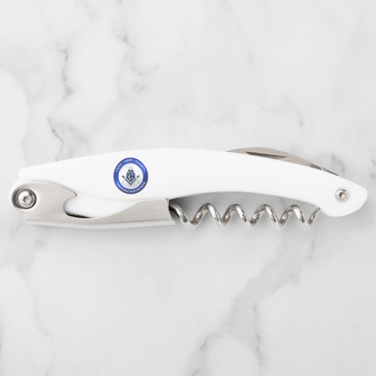 Masonic Corkscrew Kurkentrekker (Voorkant)
