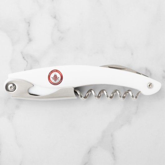 Masonic Corkscrew Red Kurkentrekker (Voorkant)
