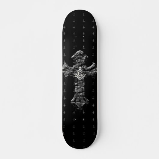 Masonic Cross Skateboard (Voorkant)