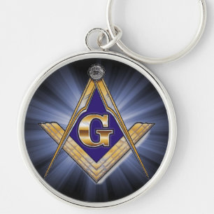 Masonic Emblem Square and Compass Sleutelhanger