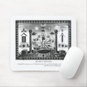 Masonic Emblems Chart uit 1874 Muismat (Met muis)