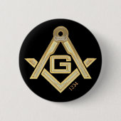 Masonic EyeSS Ronde Button 5,7 Cm (Voorkant)