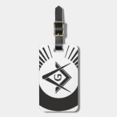 Masonic, Freemason, Masons Bagagelabel (Voorkant verticaal)