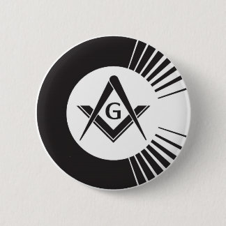 Masonic, Freemason, Masons Ronde Button 5,7 Cm