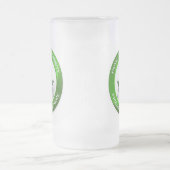 Masonic Frosted Mug Matglas Bierpul (Center)