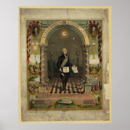 Masonic George Washington Poster