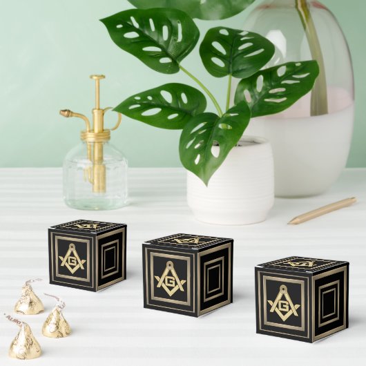 Masonic Golden Rush Bedankdoosjes (Meervoudige)